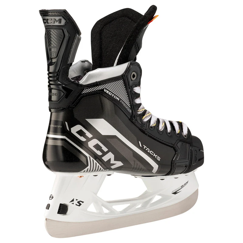 CCM Tacks Vector Premier Intermediate Hockey Skates (2022) With STEP Steel XS - Source Exclusive - Image 3