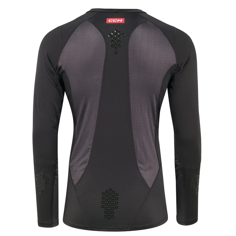 CCM Senior Long Sleeve Compression Baselayer Top With Gel Application - Image 2