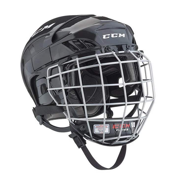 CCM Fitlite FL40 Senior Hockey Helmet Combo - Image 3